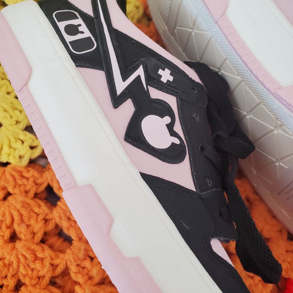 Modakawa Sneakers Heart Bunny Round Toe